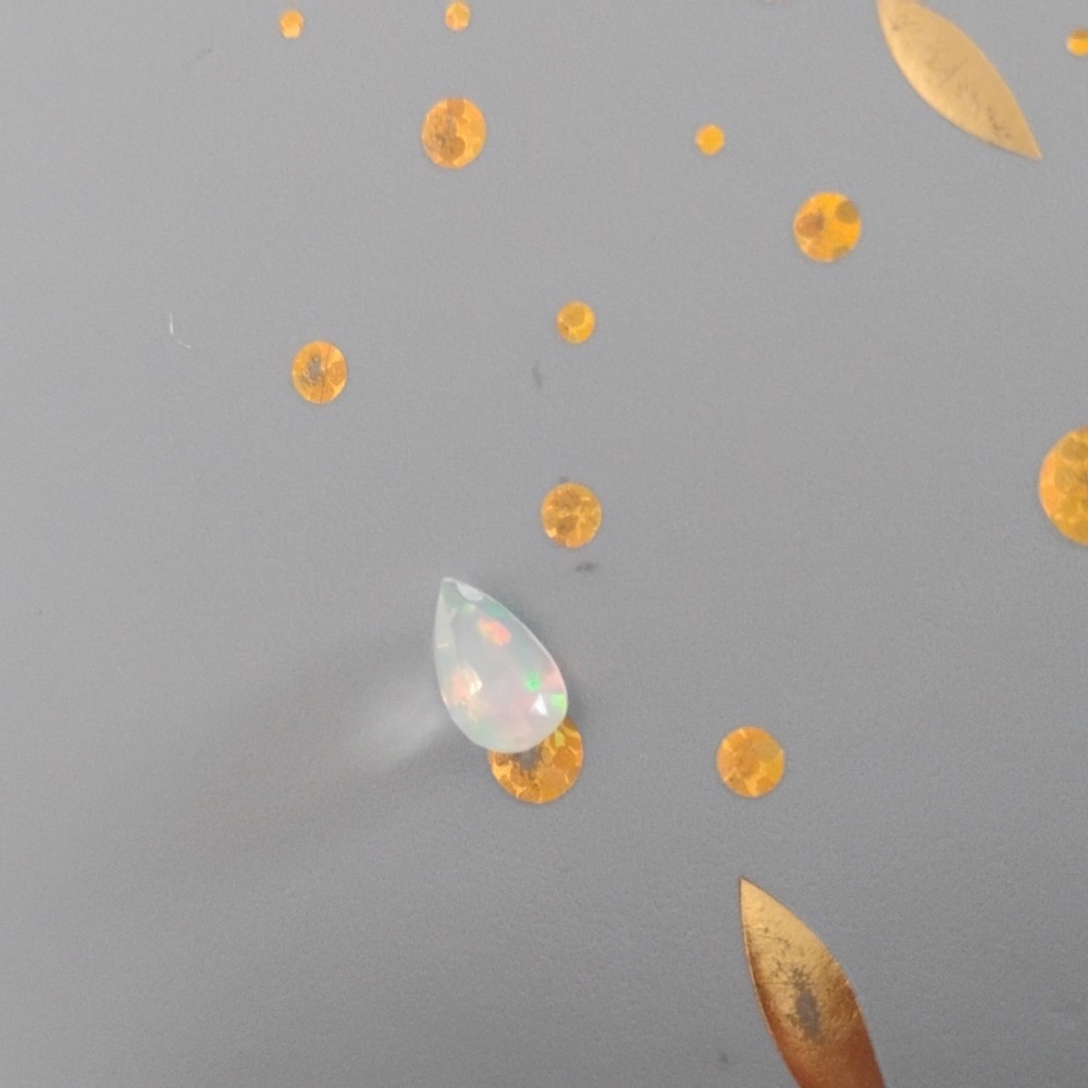Genuine Opal Pear Shape Gemstone